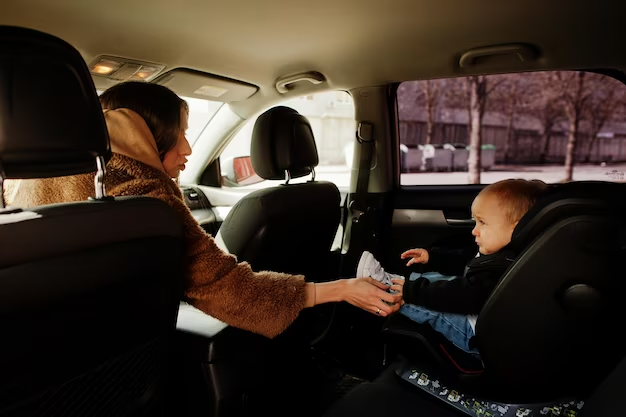 Как новорожденный должен сидеть в автокресле